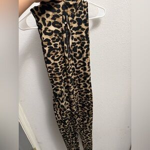Leopard Print Women's Jumpsuit